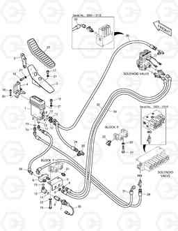 6430 PILOT PIPING(2) - TWO WAY DX140W, Doosan