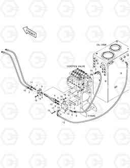 6470 MAIN PIPING - QUICK CLAMP DX140W, Doosan