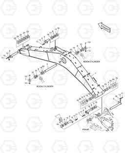 6620 BOOM - 4.6m DX140W, Doosan