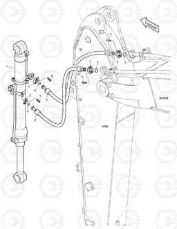 6700 ARM PIPING - ARM 2.5m DX140W, Doosan