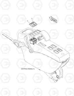 7000 SWITCH - FRONT OUTRIGGER(INDE) DX140W, Doosan