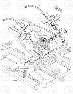 7090 MAIN PIPING - TWO WAY(ARTI. BOOM) DX140W, Doosan