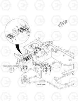 1280 LUBRICATION PIPING DX35Z, Doosan