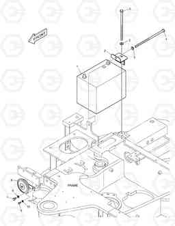 1420 ELECTRIC PARTS - BATTERY DX35Z, Doosan