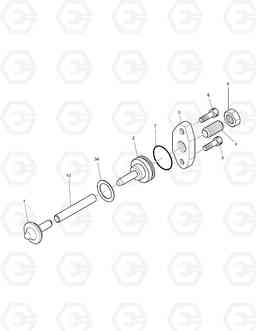 4150 MAIN PUMP - SPRING SEAT DX35Z, Doosan