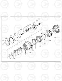 4210 TRAVEL REDUCTION GEAR DX35Z, Doosan