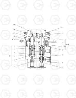 4260 PEDAL VALVE DX35Z, Doosan