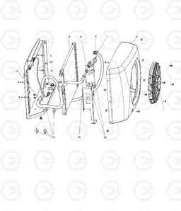 6195 CONDENSER DX35Z, Doosan