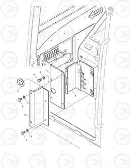 6250 COVER - CABIN DX35Z, Doosan