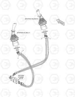 6350 PILOT PIPING - PATTERN CHANGE(1) DX35Z, Doosan