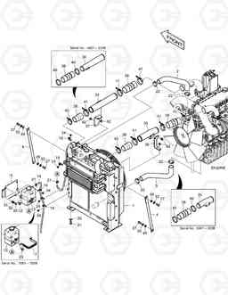 1130 RADIATOR MOUNTING DX140LC, Doosan