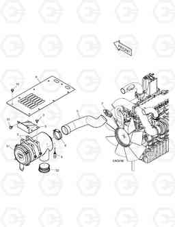 1160 AIR CLEANER ASS'Y DX140LC, Doosan