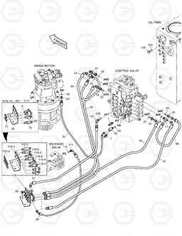 1320 PILOT PIPING (3) DX140LC, Doosan