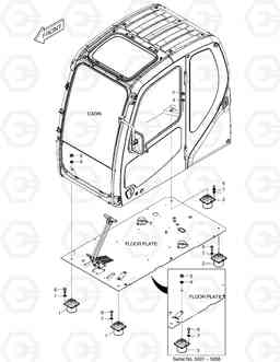 1460 CABIN MOUNTING DX140LC, Doosan