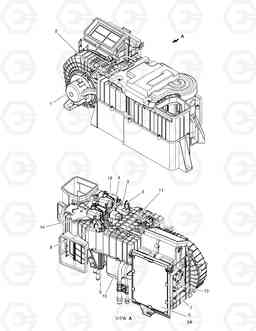 1760 AIRCON UNIT DX140LC, Doosan