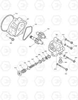 4130 GEAR PUMP DX140LC, Doosan