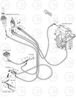 6790 PILOT PIPING - DOZER DX140LC, Doosan