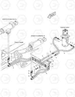 6840 DOZER PIPING DX140LC, Doosan