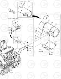 1150 MUFFLER TXC140LC-2, Doosan