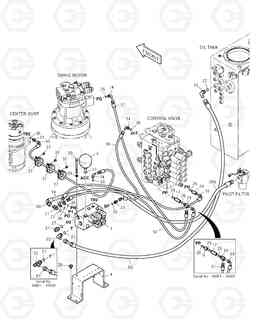 1310 PILOT PIPING (2) TXC140LC-2, Doosan
