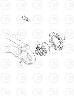 2110 TRAVEL DEVICE TXC140LC-2, Doosan