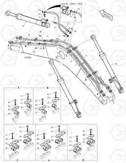 3130 BOOM PIPING - BOOM 4.6m TXC140LC-2, Doosan