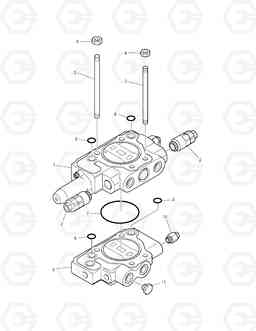 4310 CONTROL VALVE - ROTATING TXC140LC-2, Doosan