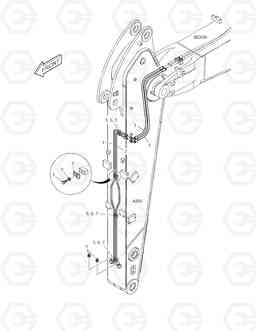 6600 ARM PIPING - QUICK CLAMP(ARM 2.1m) TXC140LC-2, Doosan