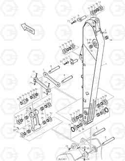 6620 ARM - 3.0m TXC140LC-2, Doosan