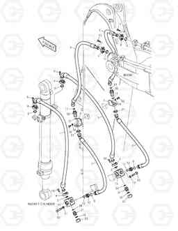 6670 ARM PIPING - CLAMSHELL(ARM 3.0m) TXC140LC-2, Doosan