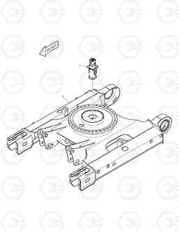 6720 TRACK FRAME - DOZER TXC140LC-2, Doosan