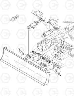 6750 DOZER BLADE - 2690mm TXC140LC-2, Doosan