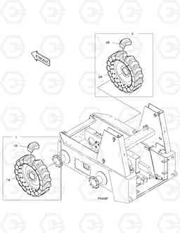 6120 WHEEL ASS'Y 430, Doosan