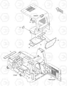 6400 CHAIN CASE INSULATION 430, Doosan