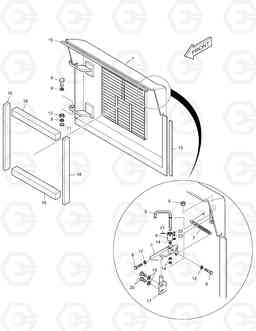 1140 REAR DOOR 450, Doosan