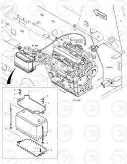 1360 ELECTRIC PARTS-BATTERY 450, Doosan
