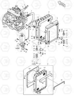 2170 RADIATOR MOUNTING 450, Doosan