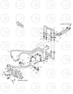 6590 SELF LEVEL PIPING-JOYSTICK 450, Doosan