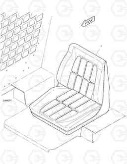 1250 SEAT MOUNTING 460, Doosan