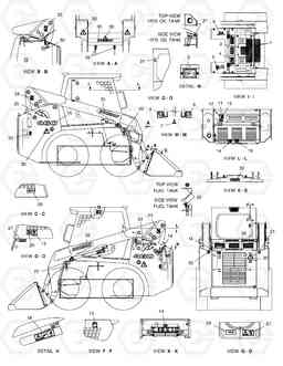 5110 NAME PLATE-CE 460, Doosan