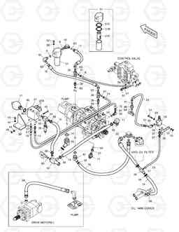 6550 PILOT PIPING(1)-JOYSTICK 460, Doosan