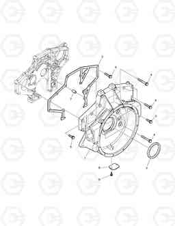 013 FLYWHEEL HOUSING TXC225LC-2, Doosan