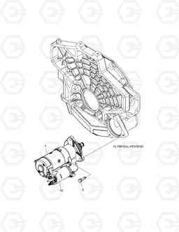 035 STARTER TXC225LC-2, Doosan