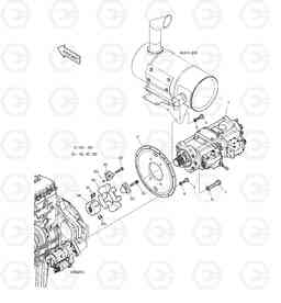 1180 PUMP MOUNTING TXC225LC-2, Doosan