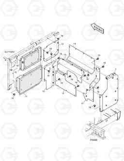 1590 BAFFLE TXC225LC-2, Doosan