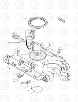 2100 TRACK FRAME TXC225LC-2, Doosan