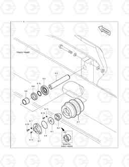 2140 UPPER ROLLER TXC225LC-2, Doosan