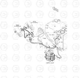 6320 LOCK VALVE PIPING - BOOM TXC225LC-2, Doosan