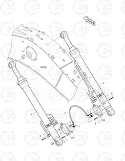 6330 BOOM PIPING - LOCK VALVE TXC225LC-2, Doosan