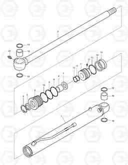 4320 BOOM SWING CYLINDER DX27Z, Doosan